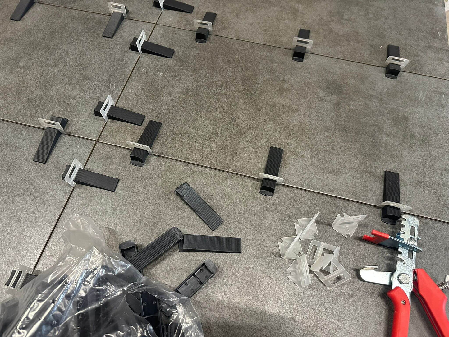 PROFI Zuglaschen Nivelliersystem Darex für Fliesenstärke 3 mm - 12 mm Fliesenzubehör