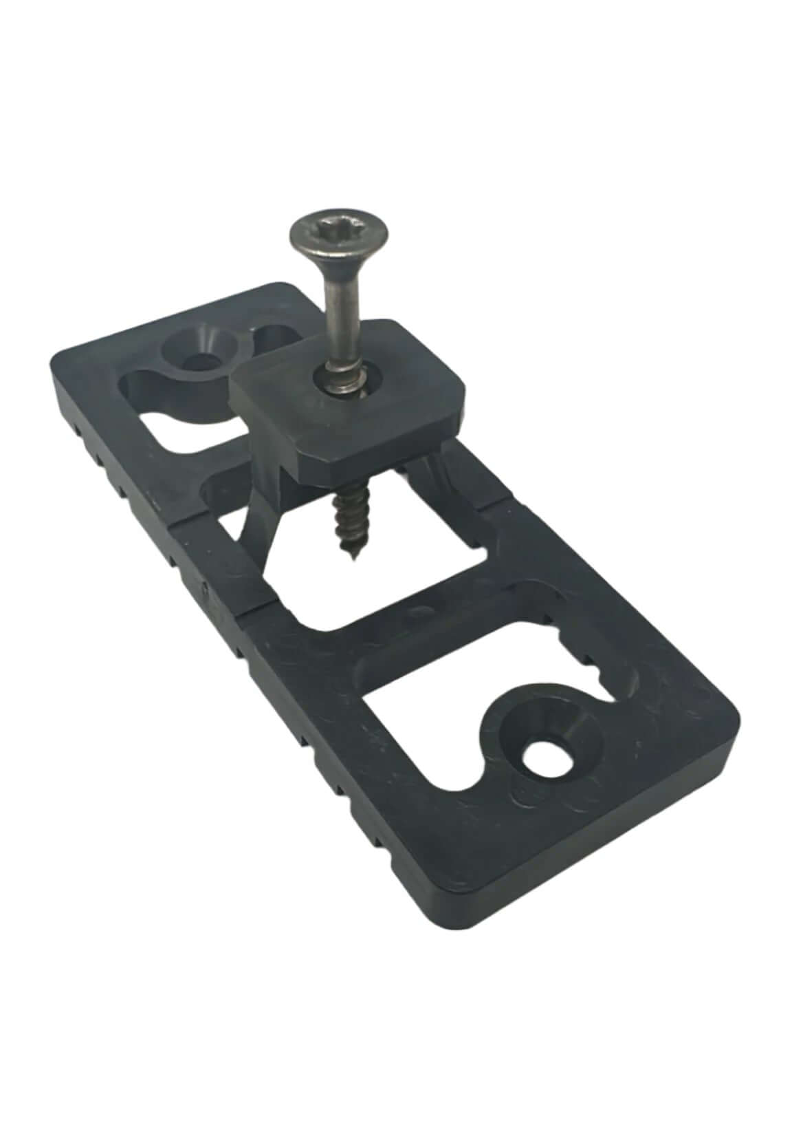 Kombi Abstandhalter / WPC Clips / Terrassenklammer mit Fugenbreite 5mm und abstand zu UK