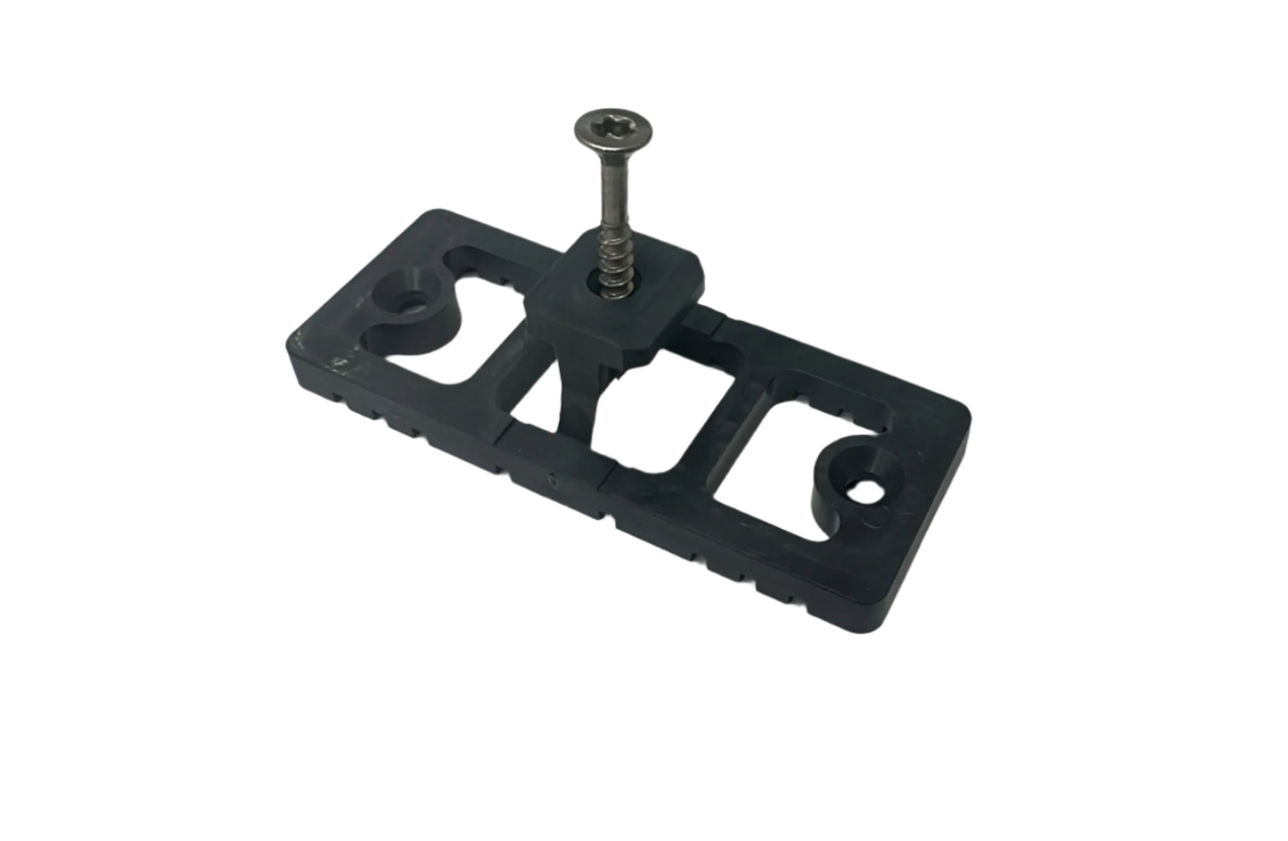Kombi Abstandhalter Inkl. Schrauben +Bit / WPC Clips / Terrassenklammer mit Fugenbreite 5mm und abstand zu UK