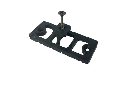 Kombi Abstandhalter Inkl. Schrauben +Bit / WPC Clips / Terrassenklammer mit Fugenbreite 5mm und abstand zu UK